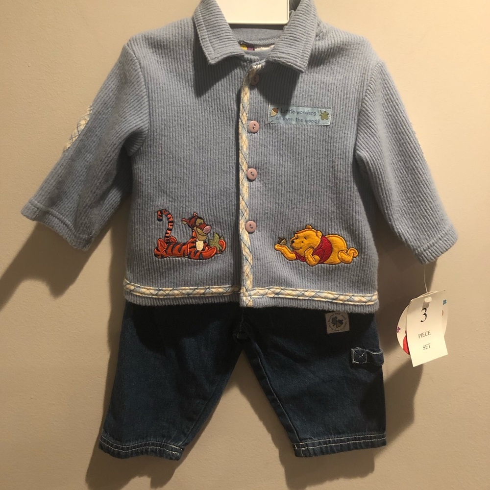 Disney Blue and Dark Blue Kids Matching Set
